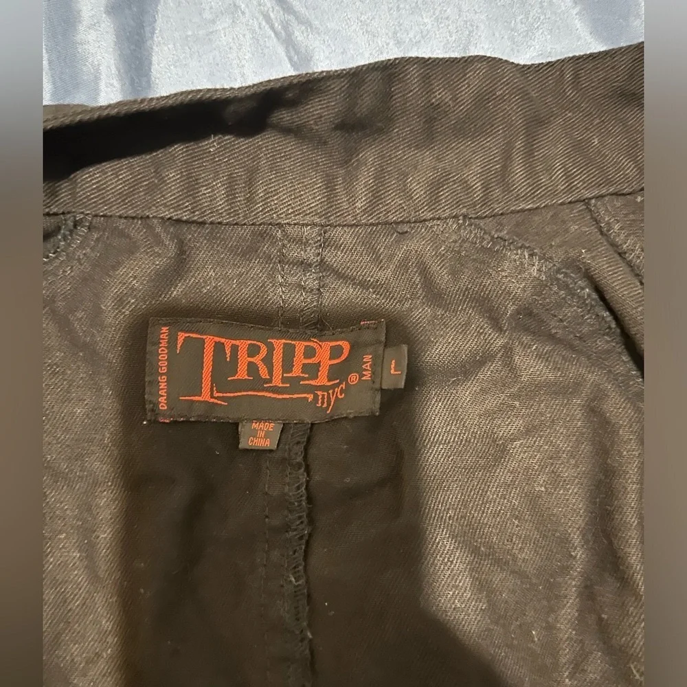 TRIPP NYC Trench Coat Unisex Large WORN Good Condition - Picture 15 of 16
